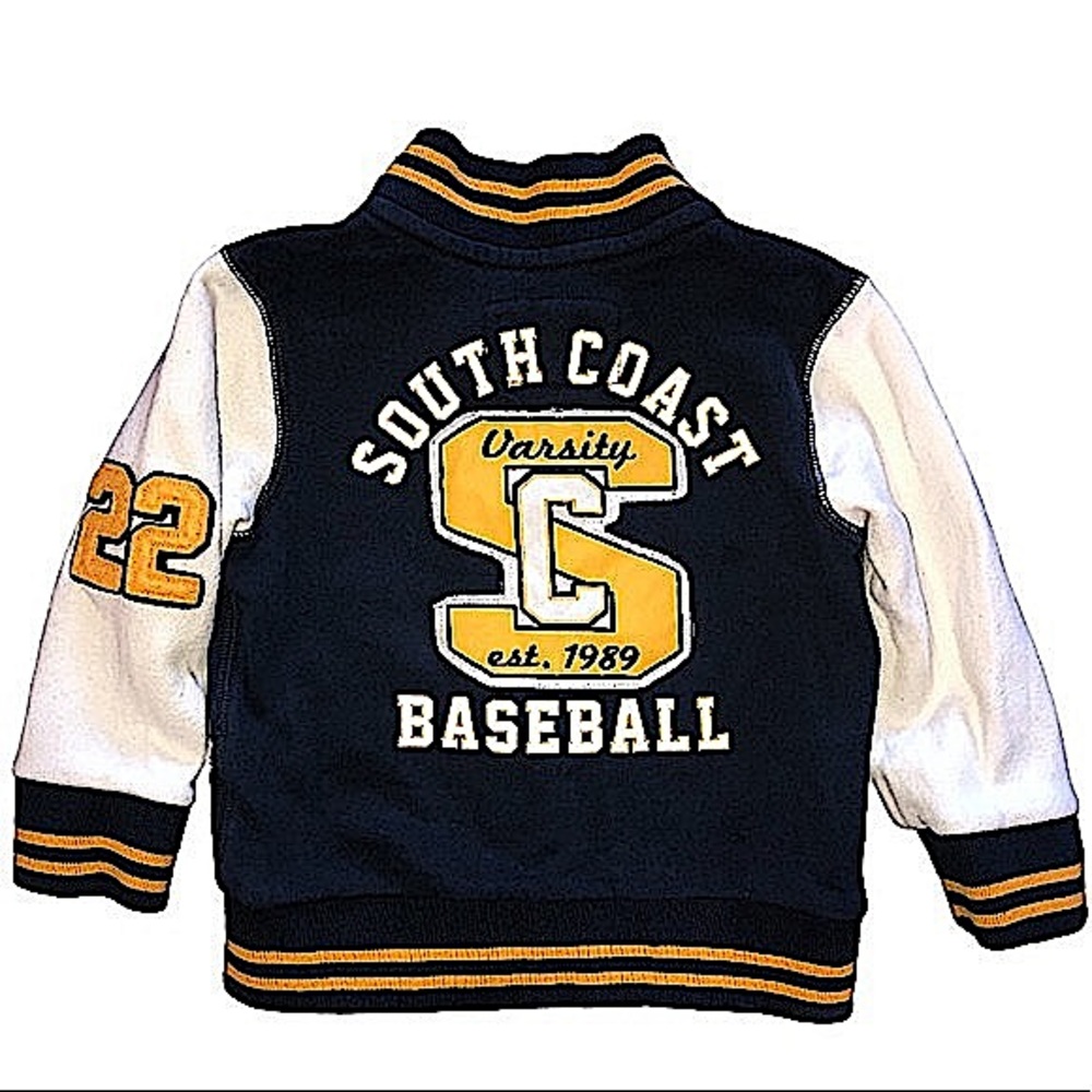 South Coast Baseball Graphic Zip Up Coat